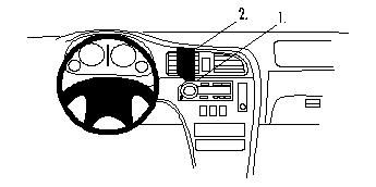 ProClip Monteringsbygel Subaru Outback/Legacy 99-03 ryhmässä Autohifi / Mikä sopii autooni / Subaru @ BRL Electronics (240SUBOUT99PROCL)