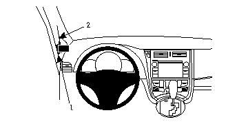 ProClip Monteringsbygel Subaru Trezia 11-14 ryhmässä Autohifi / Mikä sopii autooni / Subaru @ BRL Electronics (240SUBTRE11PROC)