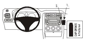 ProClip Monteringsbygel Suzuki Aerio 05-09/Liana 04-06 ryhmässä Autohifi / Mikä sopii autooni / Suzuki @ BRL Electronics (240SUZAER05PROC)