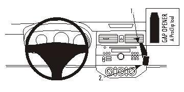 ProClip Monteringsbygel Suzuki Swift 05-10 ryhmässä Autohifi / Mikä sopii autooni / Suzuki @ BRL Electronics (240SUZSWI05PROC)