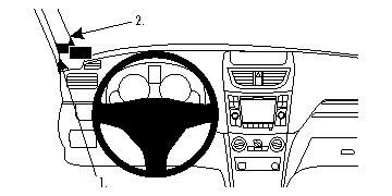 ProClip Monteringsbygel Suzuki Swift 11-15 ryhmässä Autohifi / Mikä sopii autooni / Suzuki @ BRL Electronics (240SUZSWI11PROC)