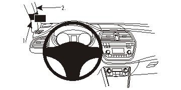 ProClip Monteringsbygel Suzuki SX4 S-Cross 14-15 ryhmässä Autohifi / Mikä sopii autooni / Suzuki @ BRL Electronics (240SUZSX4S14PROC)