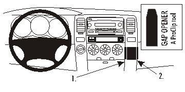 ProClip Monteringsbygel Toyota 4-Runner 03-09 ryhmässä Autohifi / Mikä sopii autooni / Toyota / 4-Runner / 4-Runner 2003-2009 @ BRL Electronics (240TOY4RUN03PROC)