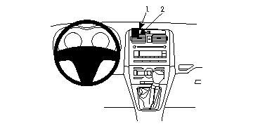 ProClip Monteringsbygel Toyota Auris 07-12 ryhmässä Autohifi / Mikä sopii autooni / Toyota / Auris / Auris 2006-2012 @ BRL Electronics (240TOYAUR07PROC)