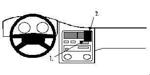 ProClip Monteringsbygel Toyota Carina 92-00 ryhmässä Autohifi / Mikä sopii autooni / Toyota / Carina / Carina 1992-1997 @ BRL Electronics (240TOYCAR92PROC)