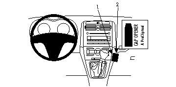 ProClip Monteringsbygel Toyota Corolla 08-11 ryhmässä Autohifi / Mikä sopii autooni / Toyota / Corolla / Corolla 2006-2012 @ BRL Electronics (240TOYCOR08PROC)