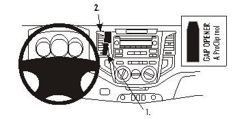 ProClip Monteringsbygel Toyota HiLux 06-11 ryhmässä Autohifi / Mikä sopii autooni / Toyota / Hilux / Hilux 2005-2015 @ BRL Electronics (240TOYHILU06PROC)