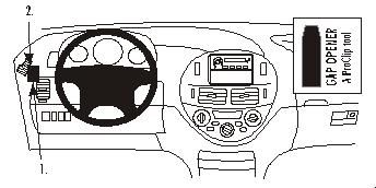 ProClip Monteringsbygel Toyota Previa 01-06 ryhmässä Autohifi / Mikä sopii autooni / Toyota / Previa / Previa 2006- @ BRL Electronics (240TOYPRE01PROC)