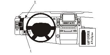 ProClip Monteringsbygel Toyota Prius 04-09 ryhmässä Autohifi / Mikä sopii autooni / Toyota / Prius / Prius 2004-2009 @ BRL Electronics (240TOYPRI04PROC)