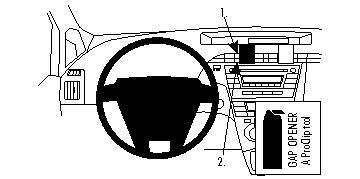ProClip Monteringsbygel Toyota Prius 10-15 ryhmässä Autohifi / Mikä sopii autooni / Toyota / Prius / Prius 2010-2015 @ BRL Electronics (240TOYPRI10PROC)