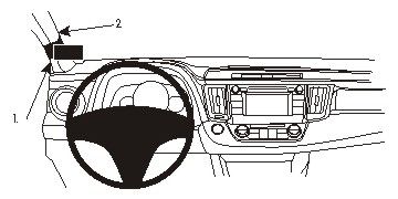 ProClip Monteringsbygel Toyota RAV 4 13-15 ryhmässä Autohifi / Mikä sopii autooni / Toyota / RAV4 / RAV4 2006-2012 @ BRL Electronics (240TOYRAV13PROC)