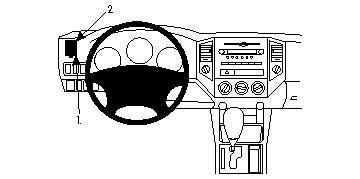 ProClip Monteringsbygel Toyota Tacoma 05-15 ryhmässä Autohifi / Mikä sopii autooni / Toyota / Tacoma / Tacoma 2004- @ BRL Electronics (240TOYTAC05PROC)