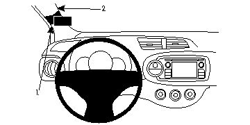 ProClip Monteringsbygel Toyota Yaris 12-14 ryhmässä Autohifi / Mikä sopii autooni / Toyota / Yaris / Yaris 2006-2011 @ BRL Electronics (240TOYYAR12PROC)