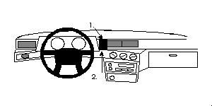 ProClip Monteringsbygel Volvo 740 82-90 ryhmässä Autohifi / Mikä sopii autooni / Volvo / Volvo 940/960 / Volvo 940/960 1991-1998 @ BRL Electronics (240VOL74082PROC)