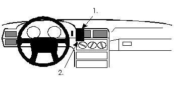 ProClip Monteringsbygel Volvo 850 92-97 ryhmässä Autohifi / Mikä sopii autooni / Volvo / Volvo 850 @ BRL Electronics (240VOL850PROCL)