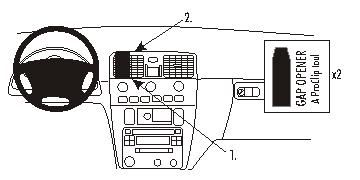 ProClip Monteringsbygel Volvo S40/V40 01-03 ryhmässä Autohifi / Mikä sopii autooni / Volvo / Volvo V40 / Volvo V40 1996-2000 @ BRL Electronics (240VOLS4001PROCL)