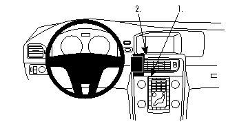ProClip Monteringsbygel Volvo S60/V60 11-15 ryhmässä Autohifi / Mikä sopii autooni / Volvo / Volvo V60 / Volvo V60 2011-2018 / Muut V60 2011-2018 @ BRL Electronics (240VOLS6011PROCL)