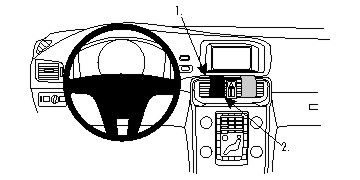 ProClip Monteringsbygel Volvo V40 13-15 ryhmässä Autohifi / Mikä sopii autooni / Volvo / Volvo V40 / Volvo V40 2000-2004 @ BRL Electronics (240VOLV4013PROC)