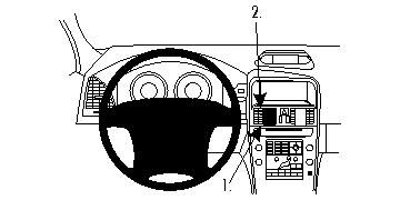 ProClip Monteringsbygel Volvo XC60 09-17 ryhmässä Autohifi / Mikä sopii autooni / Volvo / Volvo XC60 / Volvo XC60 2008-2017 / Muut XC60 2008-2017 @ BRL Electronics (240VOLXC60PROCL)