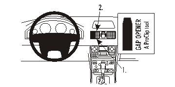 ProClip Monteringsbygel Volvo XC90 02-14 ryhmässä Autohifi / Mikä sopii autooni / Volvo / Volvo XC90 / Volvo XC90 2003-2014 @ BRL Electronics (240VOLXC9002PROC)