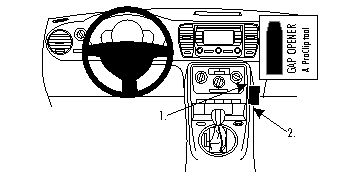 ProClip Monteringsbygel Volkswagen Beetle 12-15 ryhmässä Autohifi / Mikä sopii autooni / Volkswagen / Beetle / Beetle 1998-2010 @ BRL Electronics (240VWBEE12PROC)