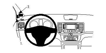 ProClip Monteringsbygel Volkswagen Sharan 11-15 ryhmässä Autohifi / Mikä sopii autooni / Volkswagen / Sharan / Sharan 2004-2010 @ BRL Electronics (240VWSHA11PROC)