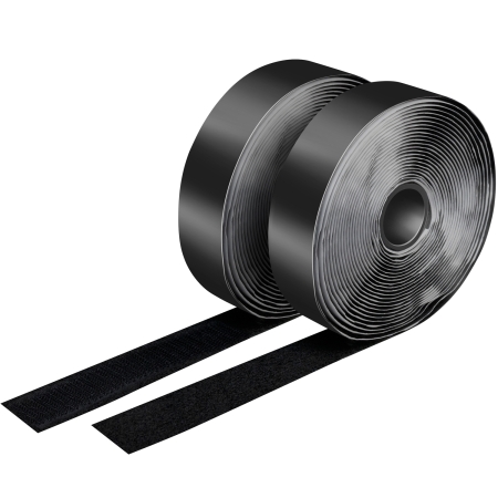 LogiLink Itsekiinnittyvä tarranauha 25 mm x 5 m, musta ryhmässä Uutuudet osoitteessa BRL (262KAB0080)