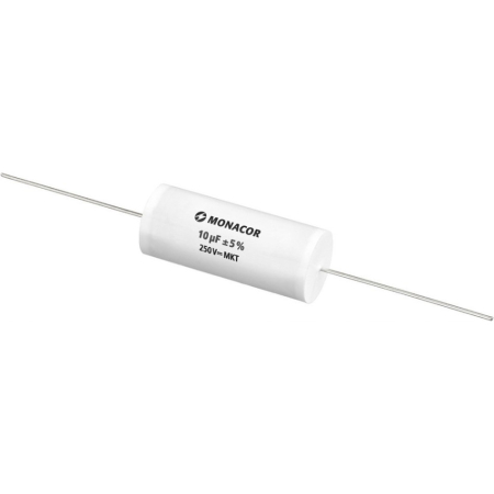 Monacor MKTA-100 MKT-kalvokondensaattori, 10 µF, 250 V ryhmässä Kotihifi / Tarvikkeet / Komponentit osoitteessa BRL (290MKTA100)