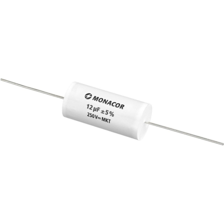 Monacor MKTA-120 MKT-kalvokondensaattori, 12 µF, 250 V ryhmässä Kotihifi / Tarvikkeet / Komponentit osoitteessa BRL (290MKTA120)