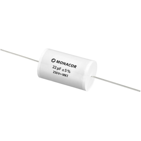 Monacor MKTA-220 MKT-kalvokondensaattori, 22 µF, 250 V ryhmässä Kotihifi / Tarvikkeet / Komponentit osoitteessa BRL (290MKTA220)