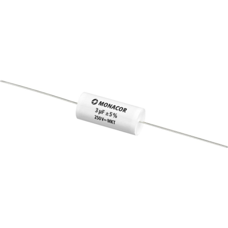 Monacor MKTA-30 MKT-kalvokondensaattori, 3.0 µF, 250 V ryhmässä Kotihifi / Tarvikkeet / Komponentit osoitteessa BRL (290MKTA30)