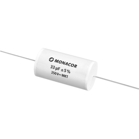 Monacor MKTA-330 MKT-kalvokondensaattori, 33 µF, 250 V ryhmässä Kotihifi / Tarvikkeet / Komponentit osoitteessa BRL (290MKTA330)