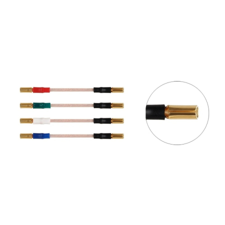 Audio Technica AT6108 äänirasiajohdot, 4 kpl ryhmässä Kotihifi / Tarvikkeet / Levysoitintarvikkeet osoitteessa BRL (292AT6108)