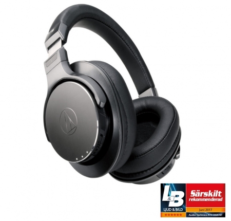 Audio Technica ATH-DSR7BT Svart over-ear med Bluetooth ryhmässä Kotihifi / Kuulokkeet / Over-Ear @ BRL Electronics (292ATHDSR7BT)