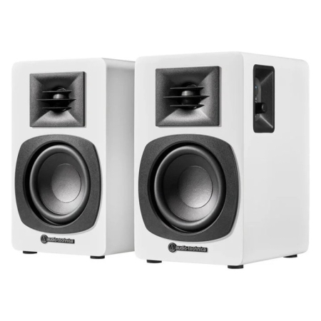 Audio Technica AT-SP3X aktiiviset stereokaiuttimet, valkoinen pari ryhmässä Uutuudet osoitteessa BRL (292ATSP3XW)