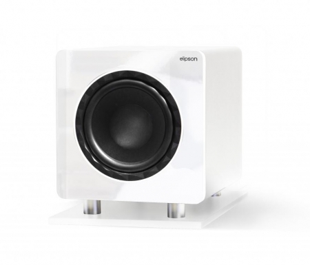 Elipson Prestige Facet Sub 8, vit ryhmässä Kotihifi / Kaiuttimet / Subwooferit / Subwooferit 12-28 kg @ BRL Electronics (303ELIPFSUB8W)
