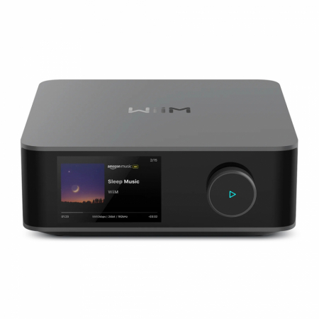 Wiim Amp Ultra suoratoistovahvistin HDMI ARC & Chromecast, tummanharmaa ryhmässä Kotihifi / Vahvistimet / Vahvistimet @ BRL (312AMPULTRADG)