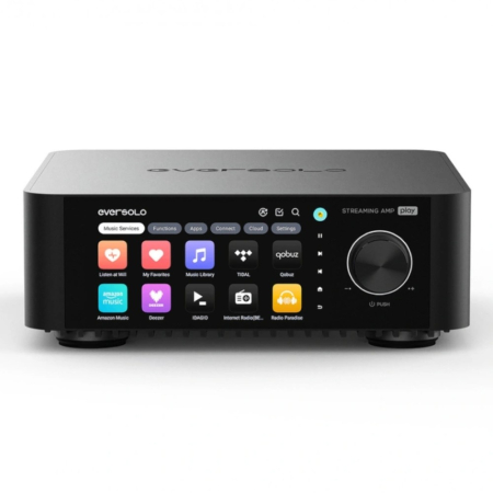Eversolo Play kompakti striimausvahvistin DAC:lla, musta ryhmässä Kotihifi / Vahvistimet / Stereo-vahvistimet osoitteessa BRL (315PLAY)
