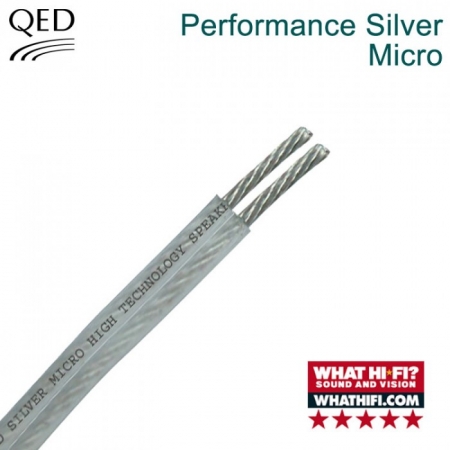 Qed Performance Silver Micro ryhmässä Kotihifi / Kaapelit / Kaiutinkaapelit @ BRL Electronics (400CQSM100)
