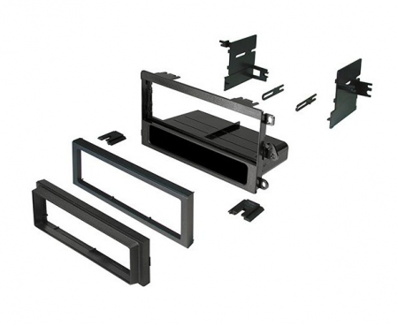 Monteringsram för enkel-DIN till GM 1992-2012 ryhmässä Autohifi / Mikä sopii autooni / Chrysler, Dodge & Jeep / Asennuskehykset @ BRL Electronics (400GMK420)