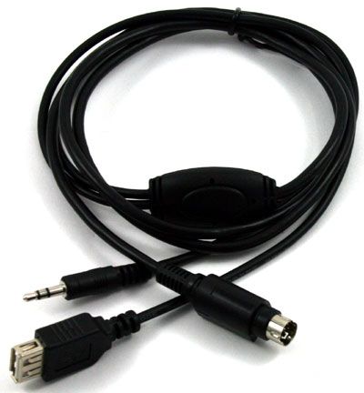 GROM 35USB, AUX & USB ryhmässä Autohifi / Tarvikkeet / Autostereotarvikkeet / 3,5mm Kablar @ BRL Electronics (400GROMC35USB)