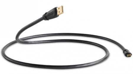 Qed Performance USB A-B Mini ryhmässä Hemmaljud / Kablar / Digital kabel @ BRL Electronics (400QE70USBAB)