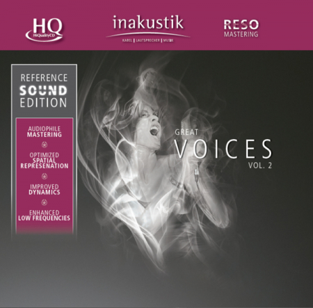 Inakustik Great Voices vol. II HQCD ryhmässä Kotihifi / Tarvikkeet / Levyt @ BRL Electronics (406INA130004)