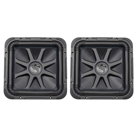 Kicker Solo-Baric L7S124, nelikulmainen 12 tuuman bassoelementti, 2x4 ohmia ryhmässä Autohifi / Subwooferit / Subwooferelementit osoitteessa BRL (41044L7S124)