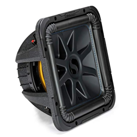 Kicker Solo-Baric L7S124, nelikulmainen 12 tuuman subwoofer, 2x4 ohmia ryhmässä Autohifi / Subwooferit / Subwooferelementit osoitteessa BRL (41044L7S124)