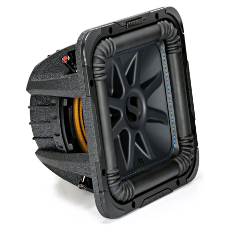 Kicker Solo-Baric L7S82, neliönmuotoinen 8 tuuman bassoelementti, 2x2 ohmia ryhmässä Autohifi / Subwooferit / Subwooferelementit osoitteessa BRL (41044L7S82)