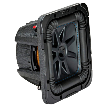 Kicker Solo-Baric L7S84, nelikulmainen 8 tuuman bassoelementti, 2x4 ohmia ryhmässä Autohifi / Subwooferit / Subwooferelementit osoitteessa BRL (41044L7S84)