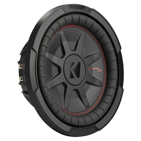 Kicker CompRT CWRT104, 10 tuumaa bassoelementti, 2 x 4 ohmia ryhmässä Autohifi / Subwooferit / Subwooferelementit osoitteessa BRL (41048CWRT104)