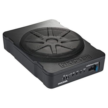 Kicker Hideaway HS10, aktiivinen 10 tuuman subwooferkotelo ryhmässä Autohifi / Subwooferit / Aktiivinen bassokotelo osoitteessa BRL (41051HS10)