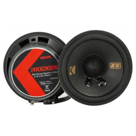 Kicker KSC2704, 2.75 tuuman keskiäänielementti, pari ryhmässä Autohifi / Kaiuttimet / Midbasso osoitteessa BRL (41051KSC2704)